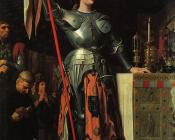 让 奥古斯特 多米尼克 安格尔 : Jeanne d'Arc au sacre du roi Charles VII